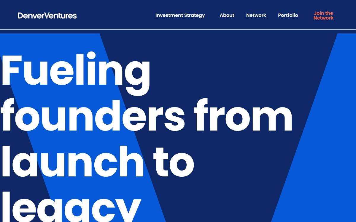 Denverventures website preview
