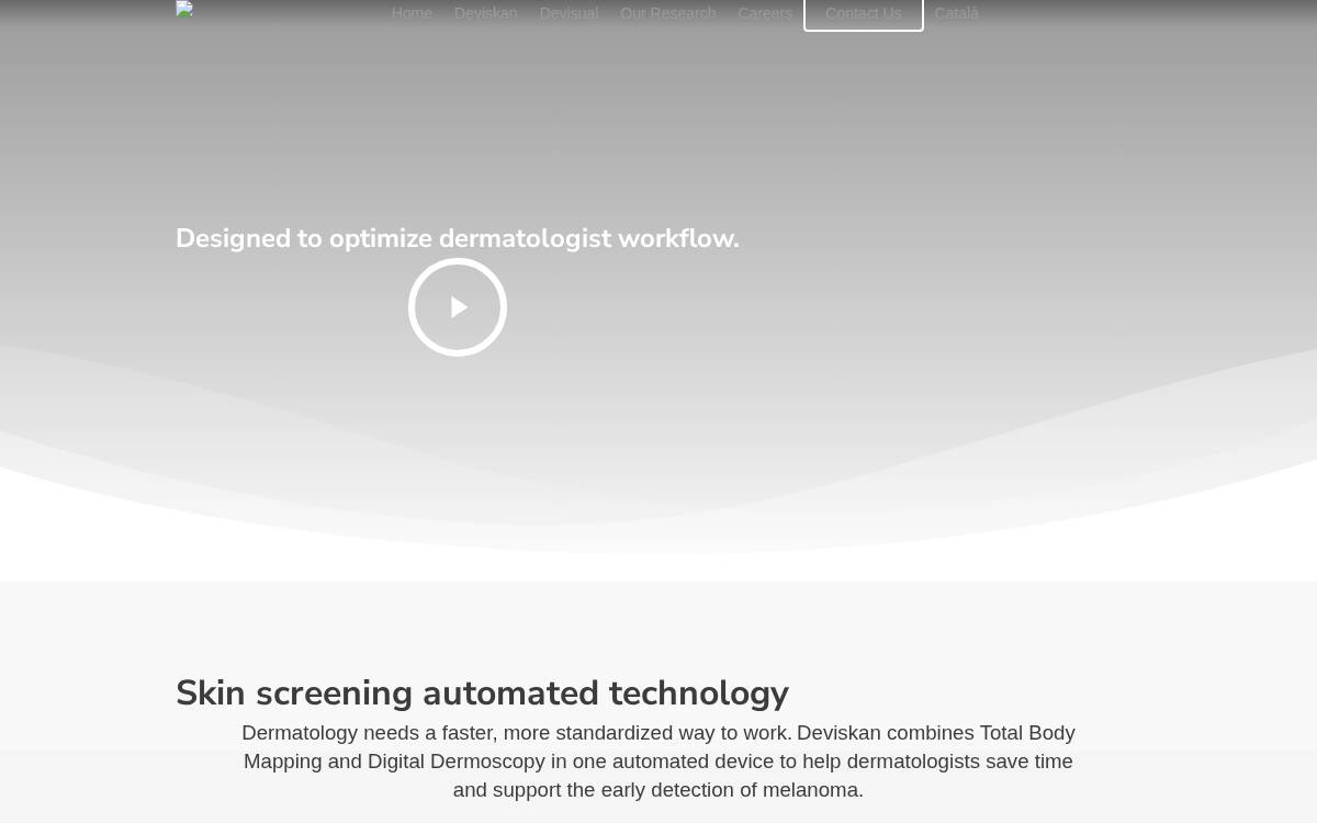 Dermavision Solutions website preview