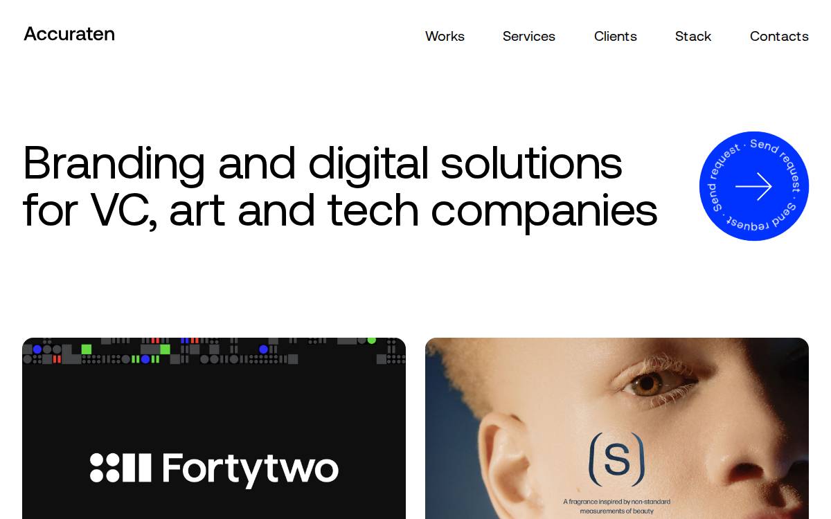 Design by Accuraten website preview
