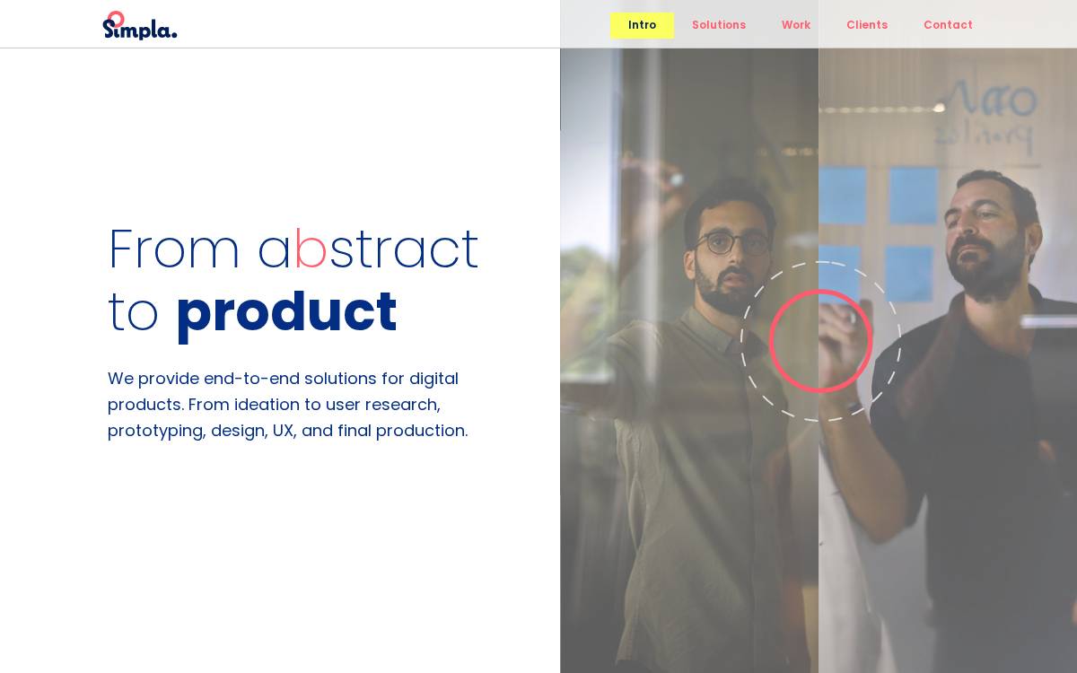 Design by : SIMPLA website preview