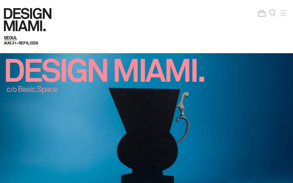 Design Miami website preview