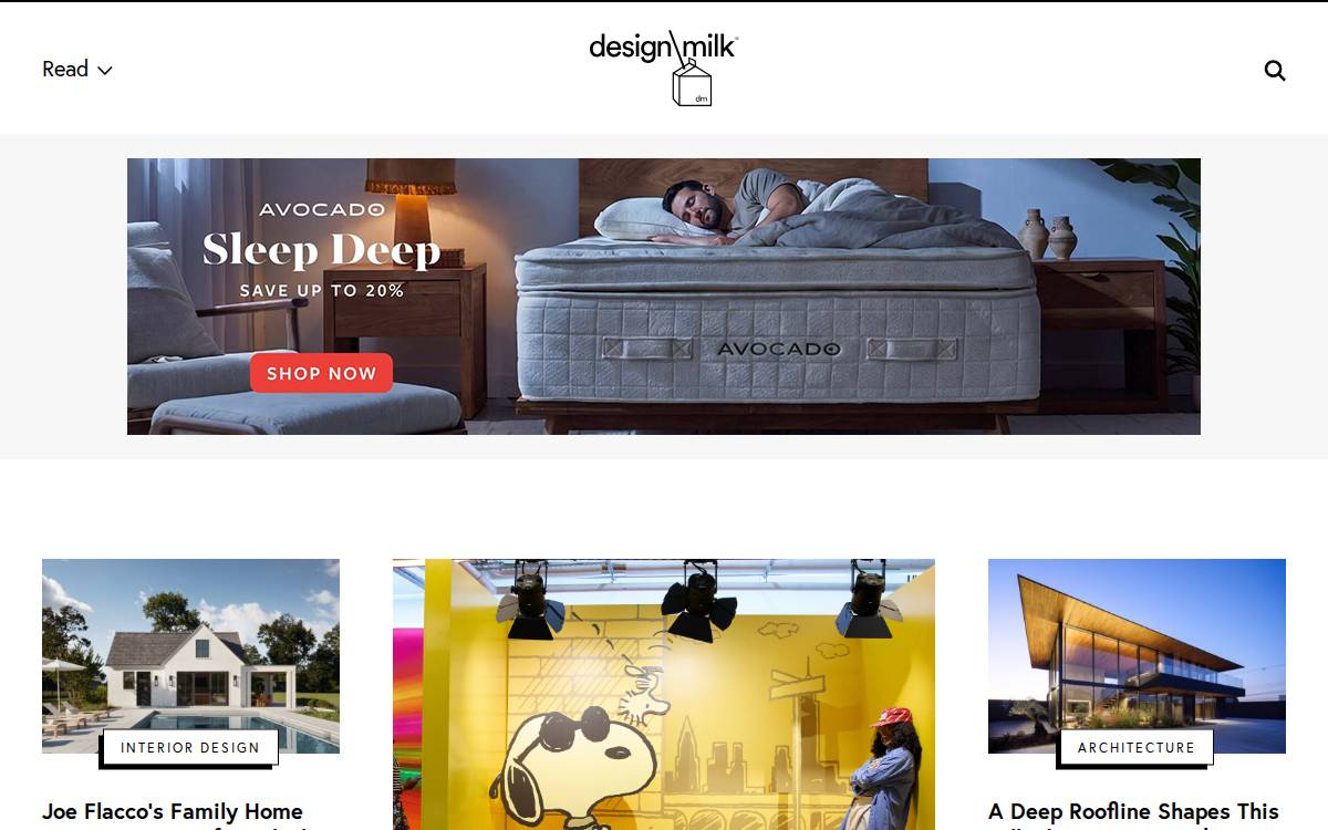 Design Milk website preview