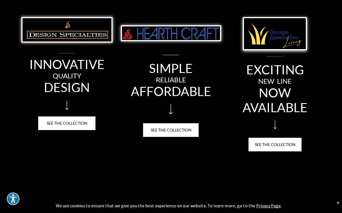 Design Specialties website preview