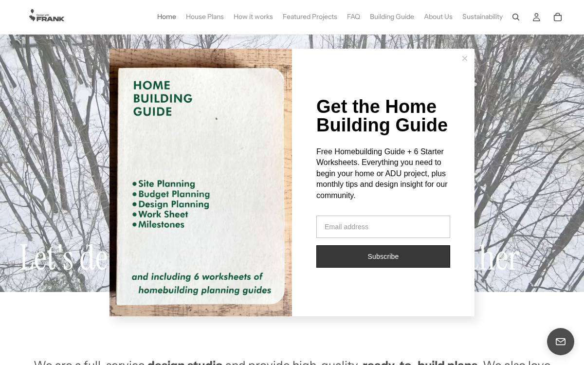 Design with Frank website preview
