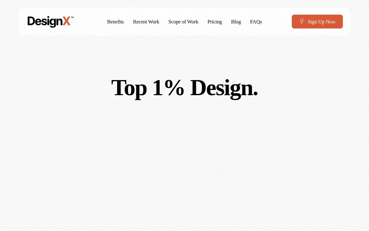 Designx website preview