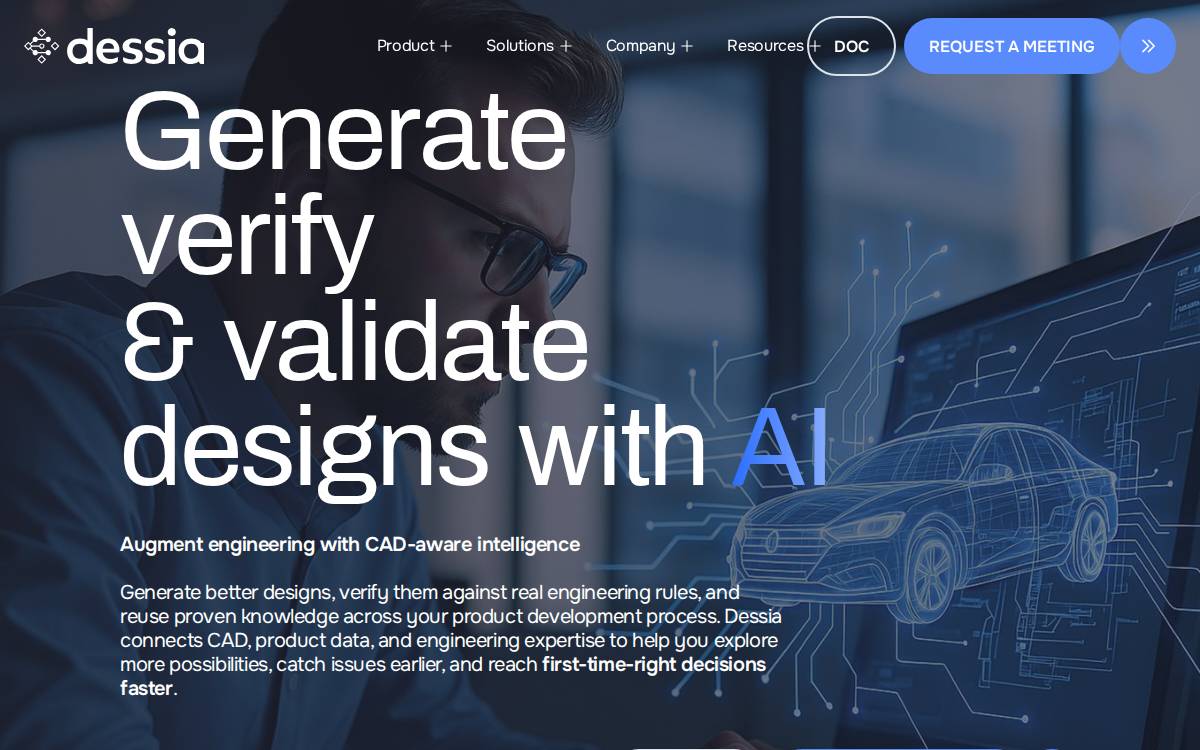 DessIA website preview