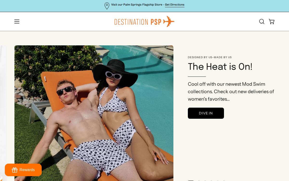 Destination PSP website preview