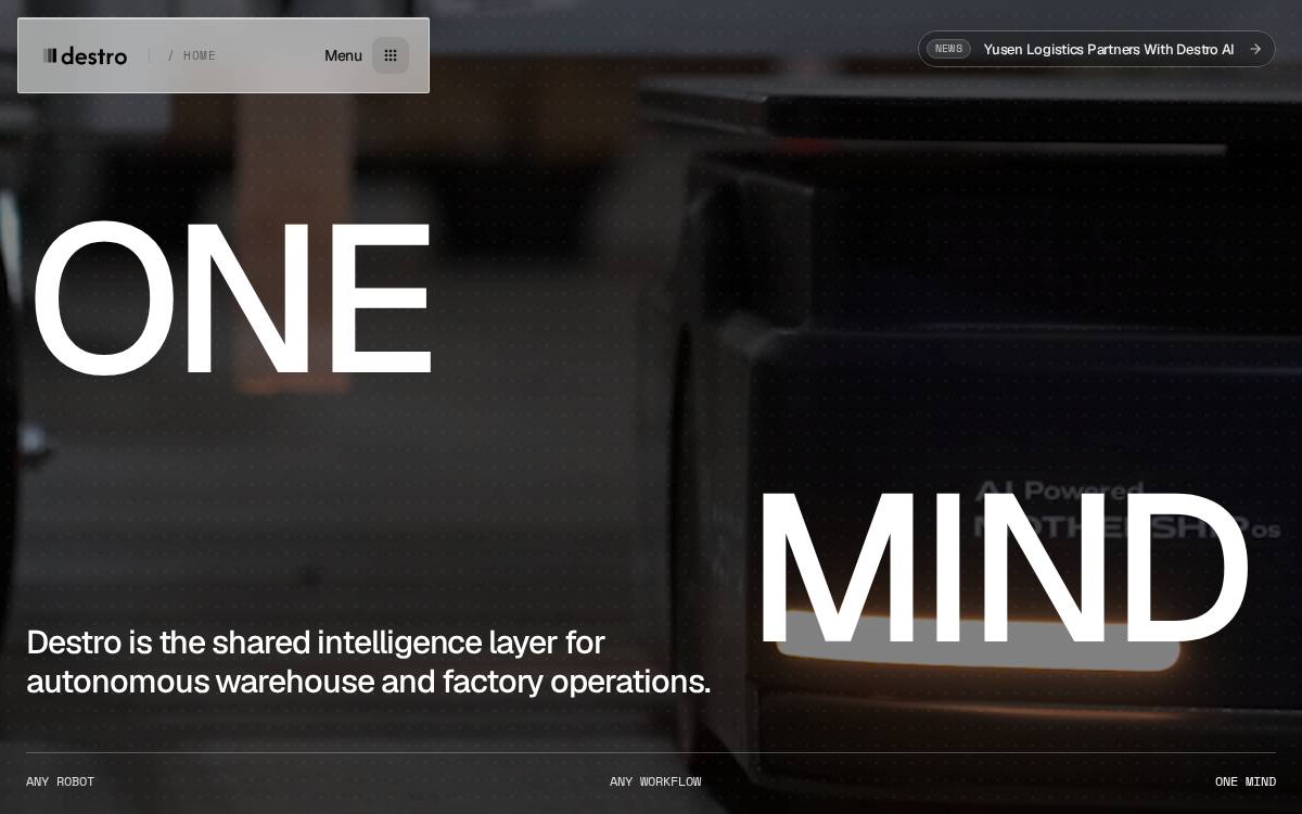 Destro AI website preview