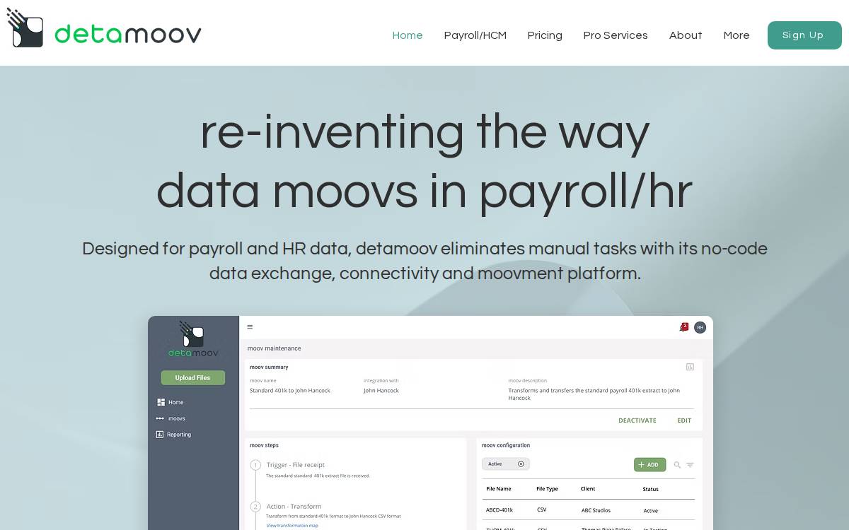 detamoov website preview
