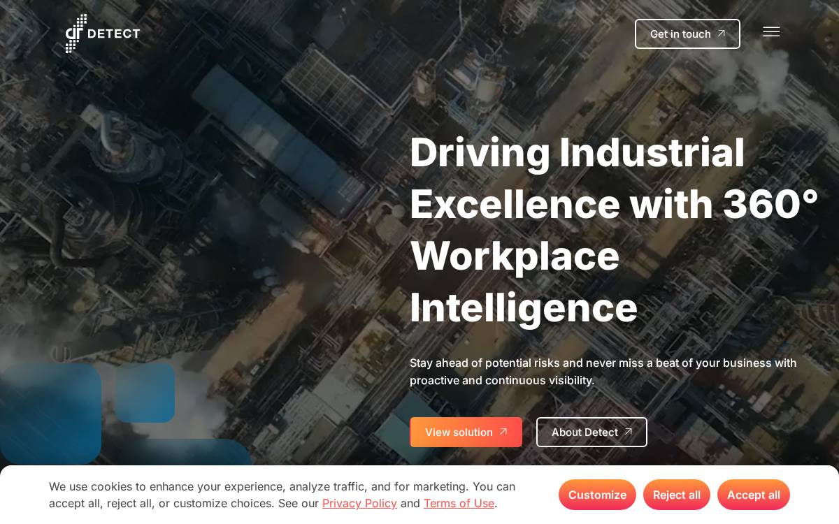 DETECT*** Oil & Gas website preview