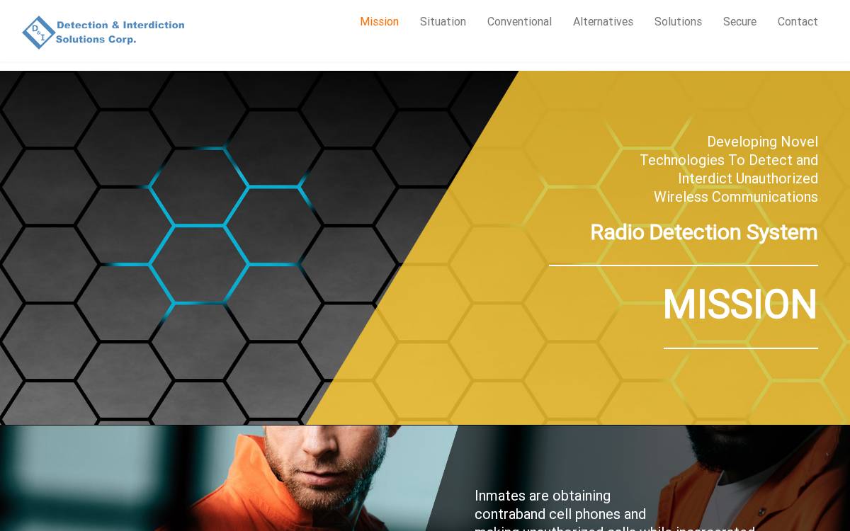 Detection & Interdictions Solutions Corp. website preview