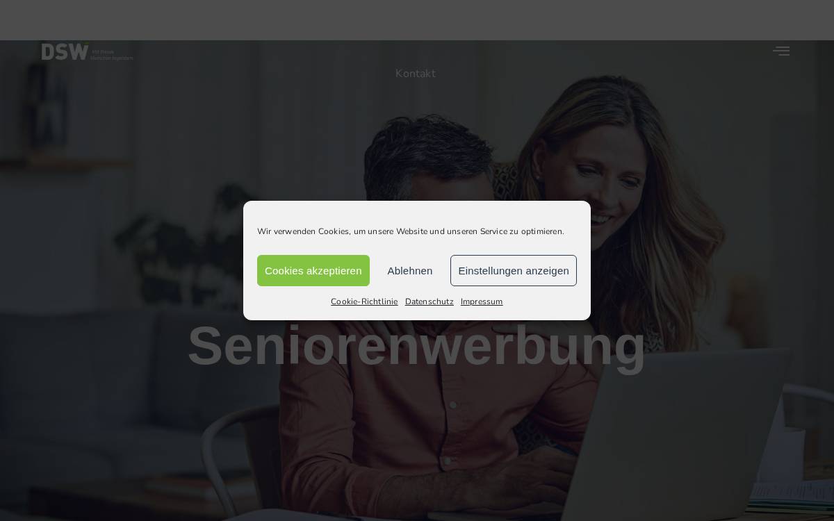 Deutscheseniorenwerbung website preview