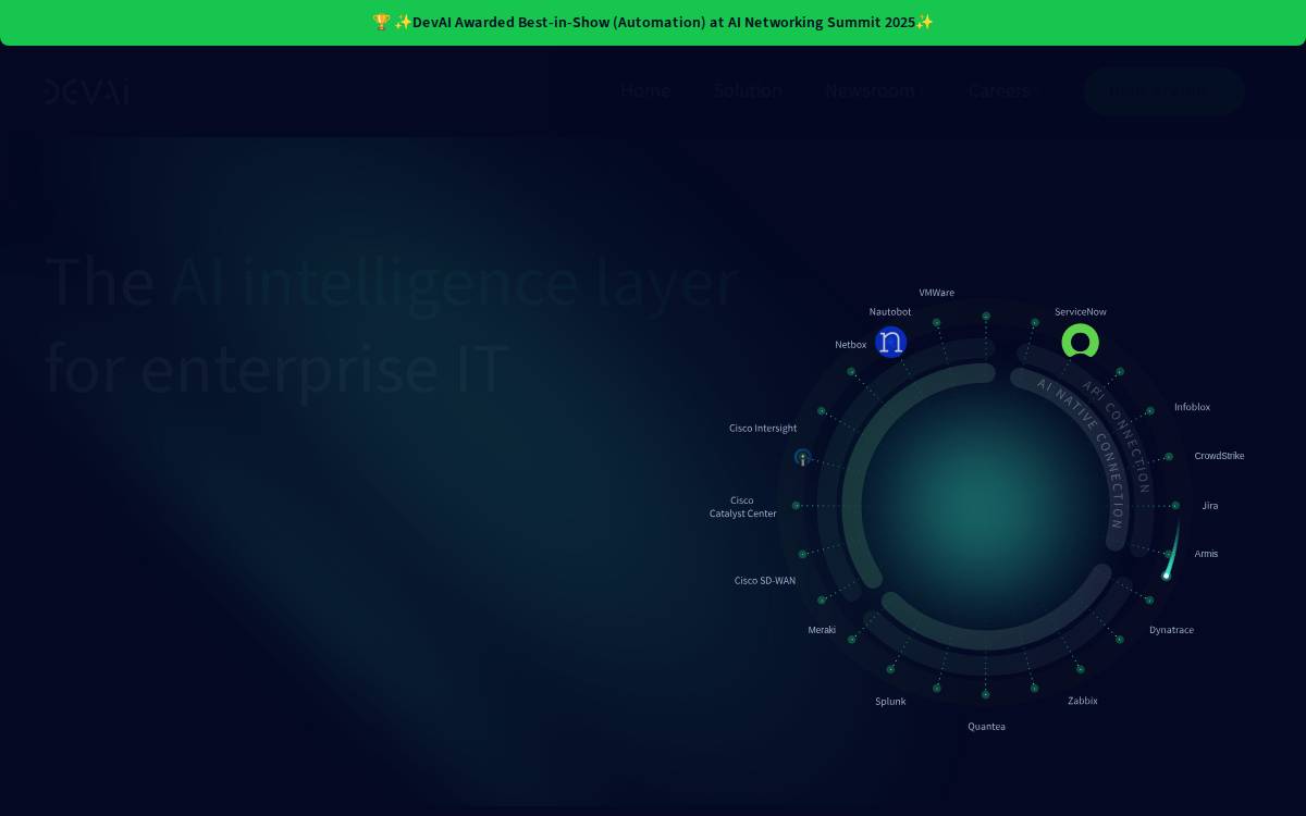 Dev Ai website preview