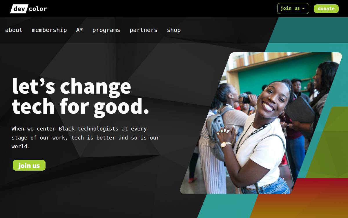 DevColor website preview