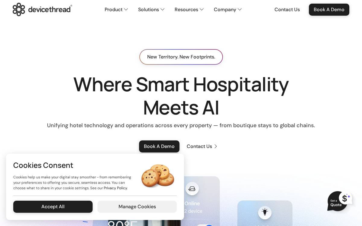 Device Thread website preview