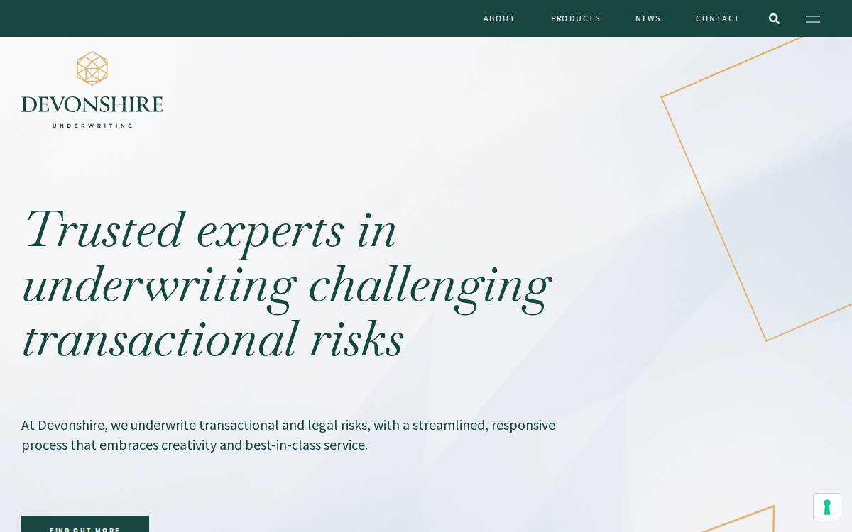 Devonshire Underwriting website preview