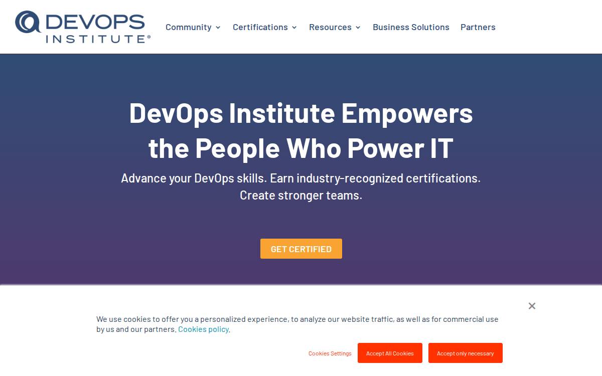 DevOps website preview