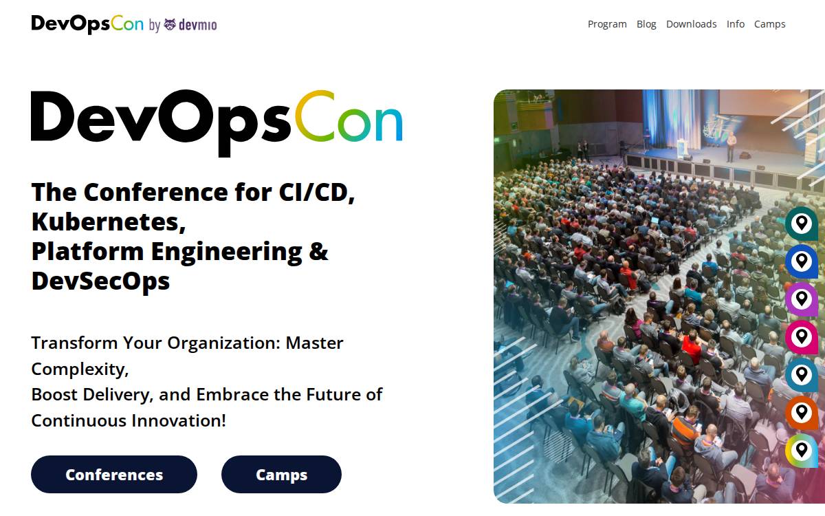 DevOpsCon New York website preview