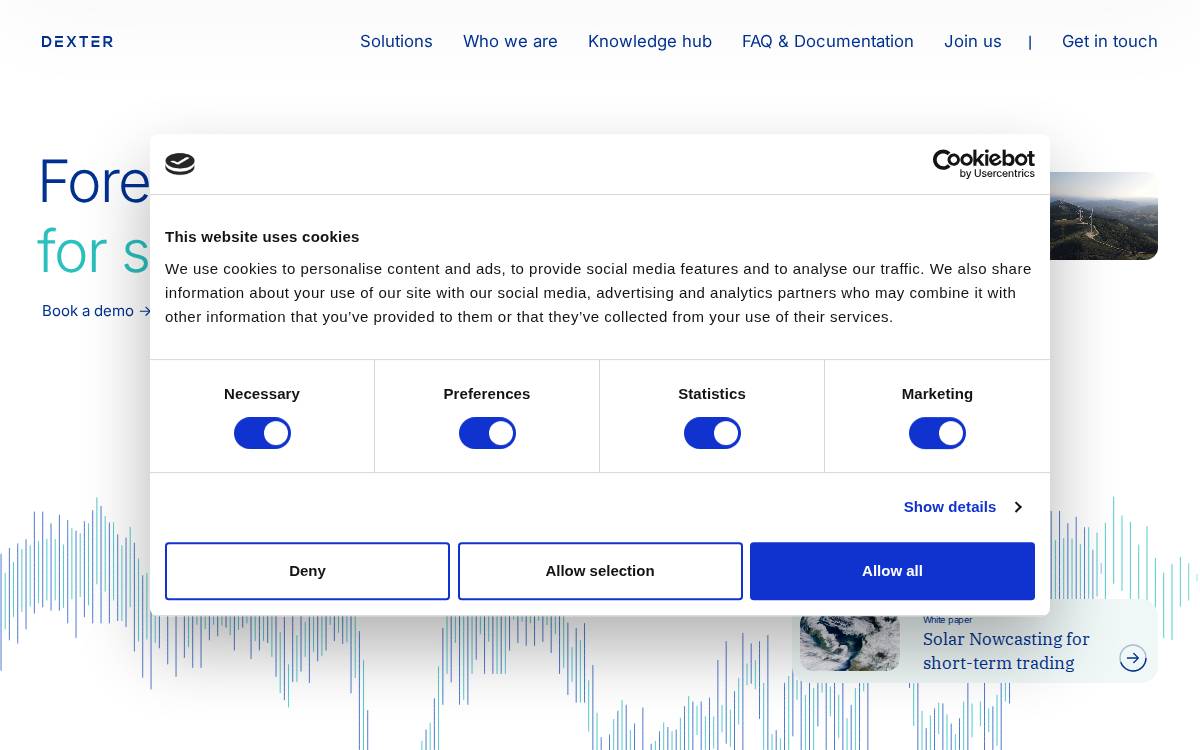 Dexter Energy website preview