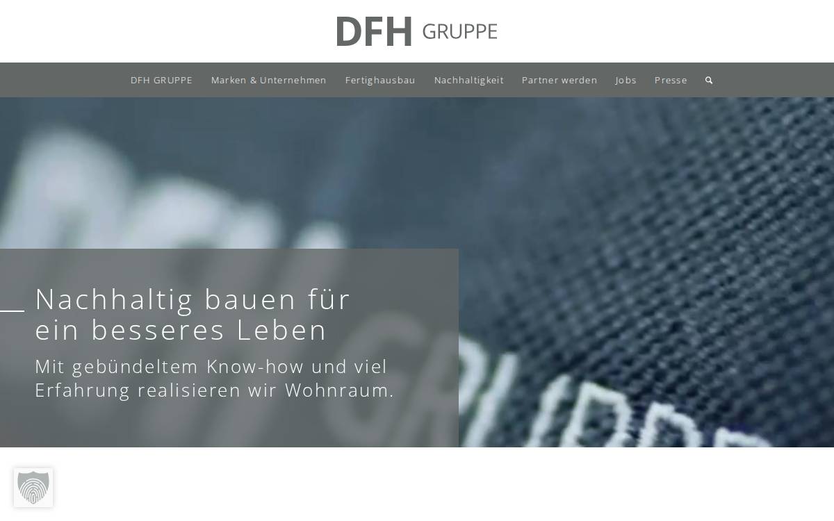 Dfh Gruppe website preview