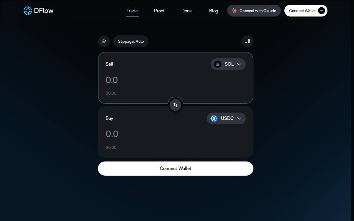 DFlow website preview