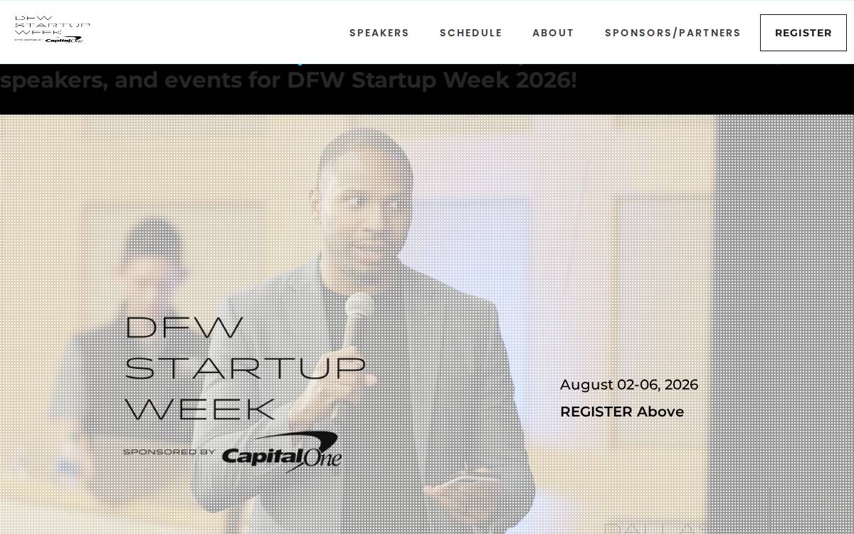 Dfwstartupweek website preview