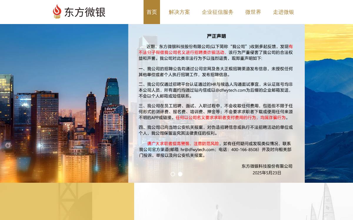 Dfwy website preview