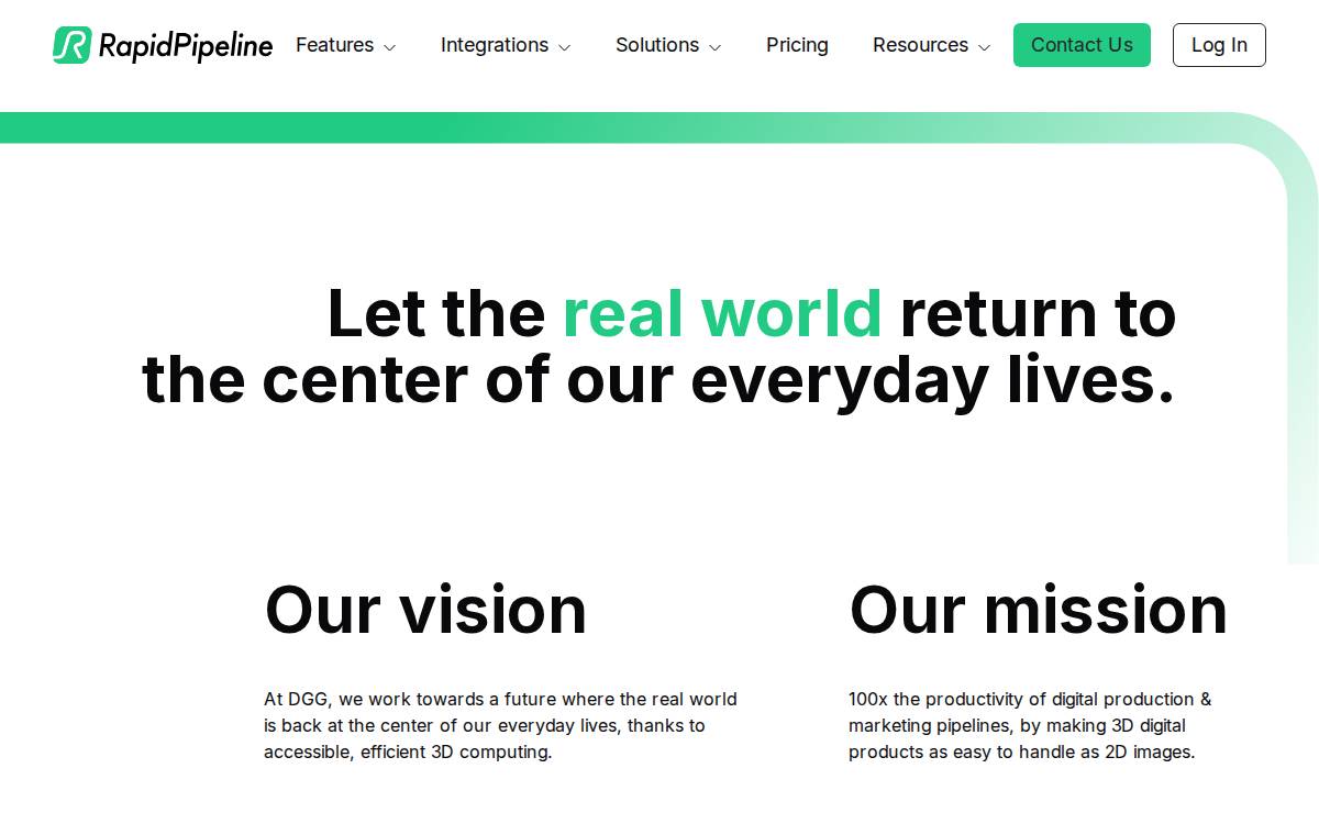 Dgg3D website preview