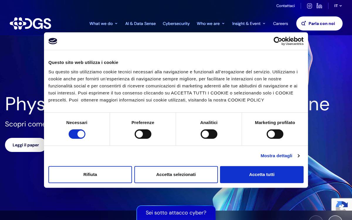 Dgs website preview