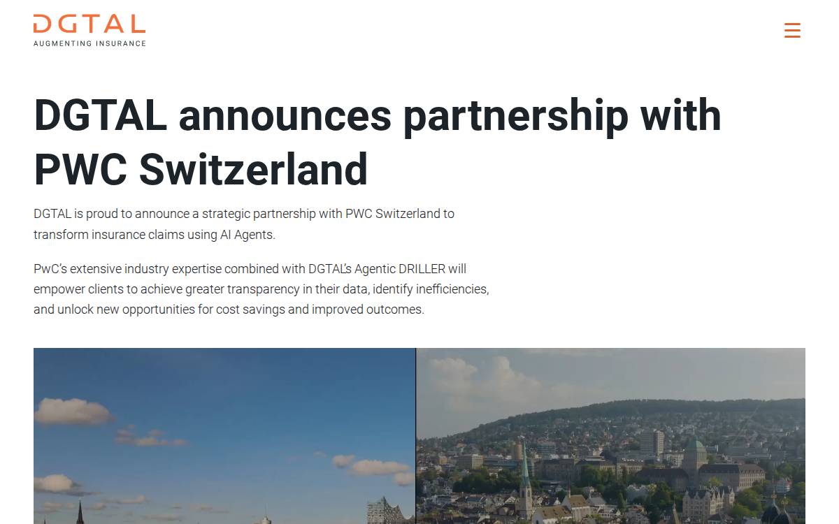 DGTAL website preview