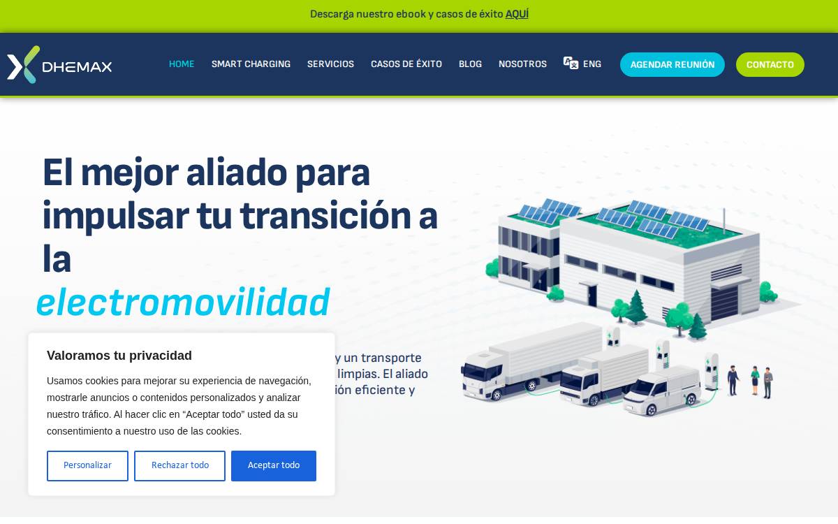 Dhemax website preview