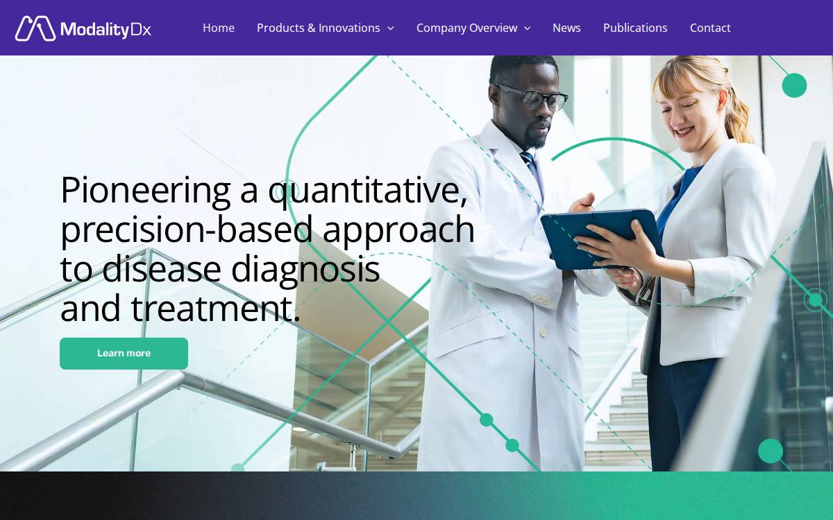 Diabetomics website preview
