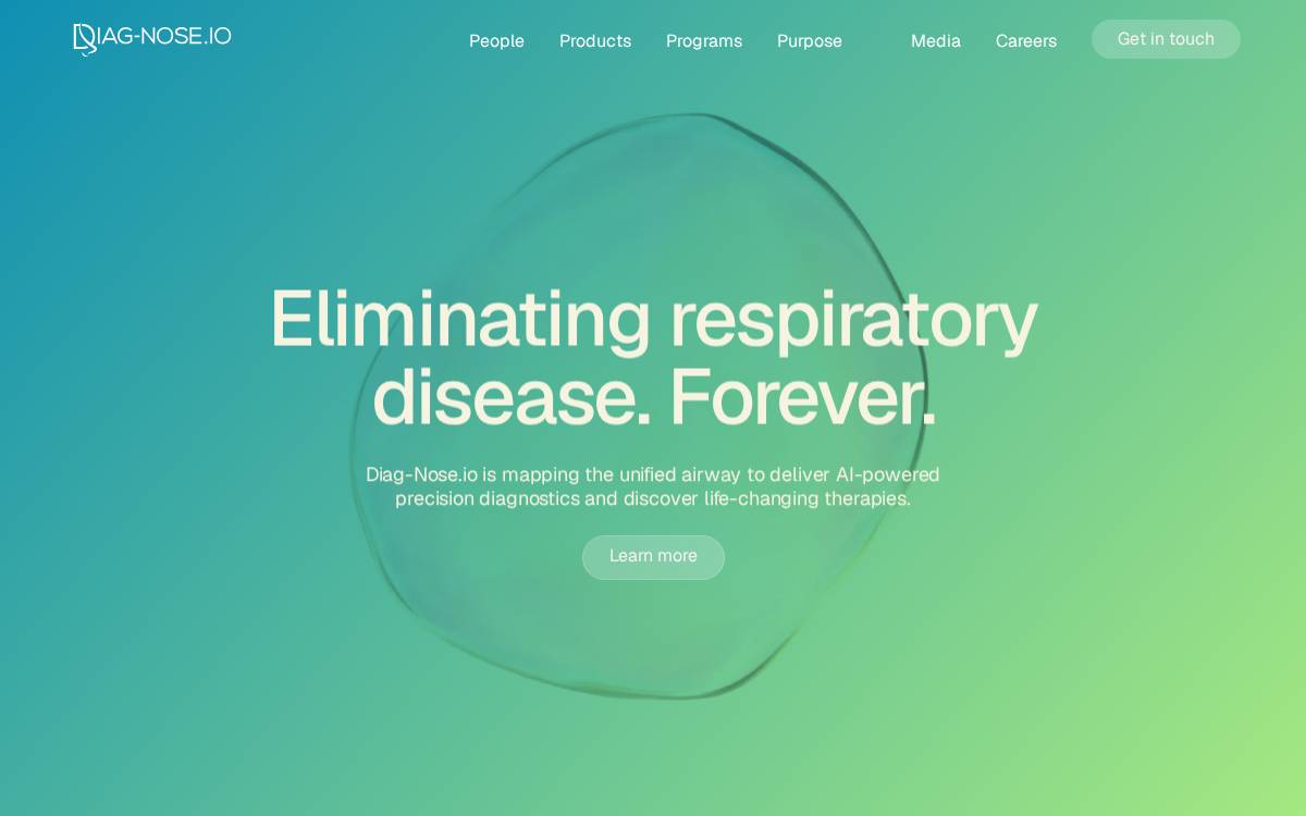 Diag Nose website preview