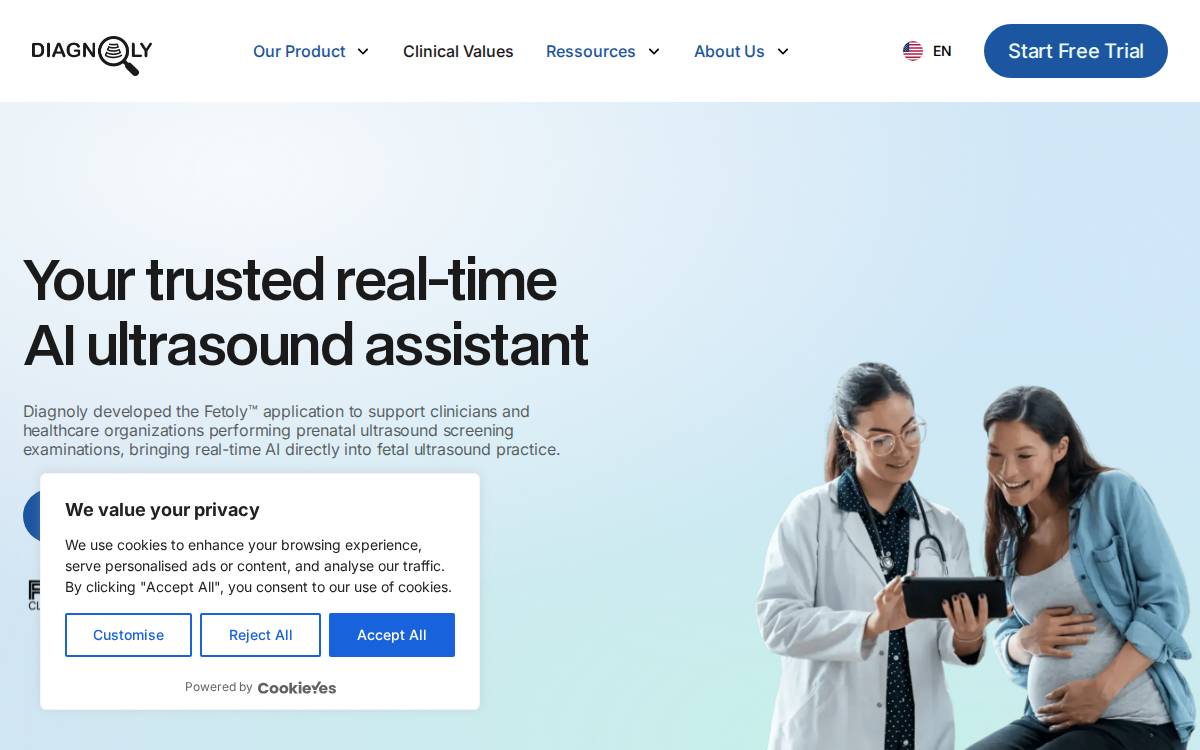 Diagnoly website preview