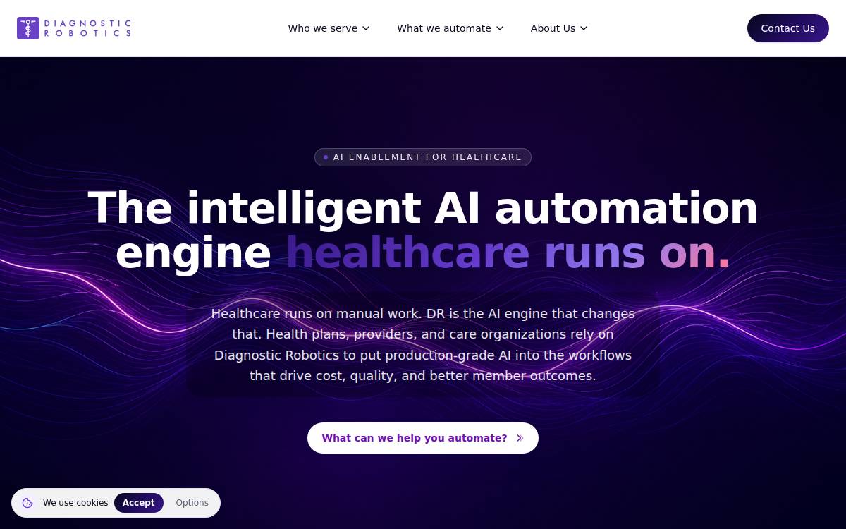 Diagnostic Robotics website preview
