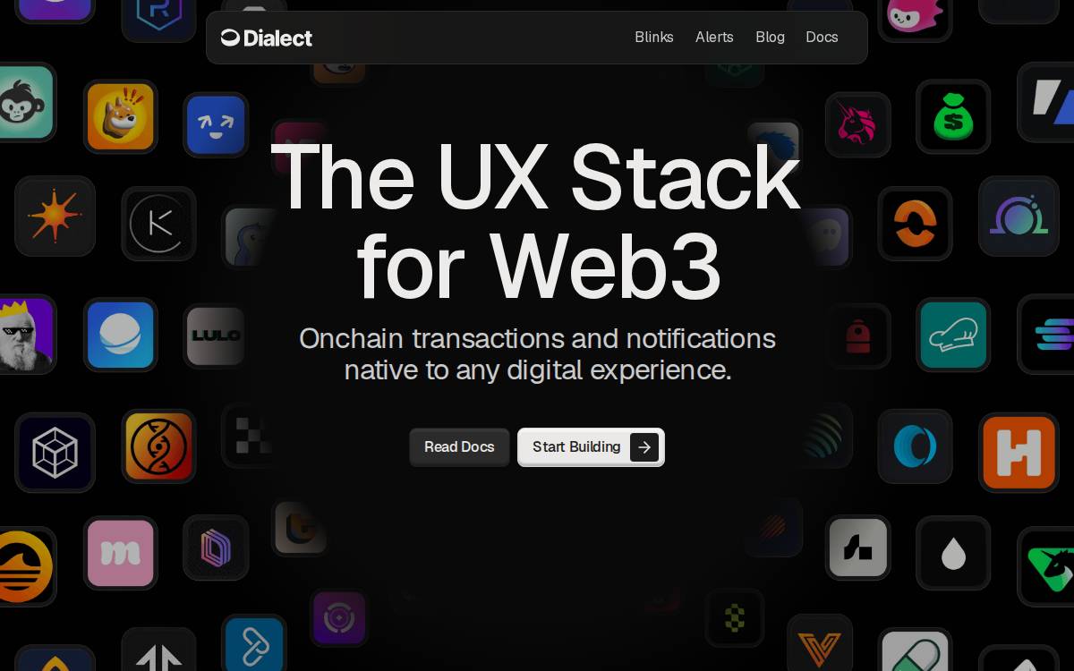 Dialect website preview