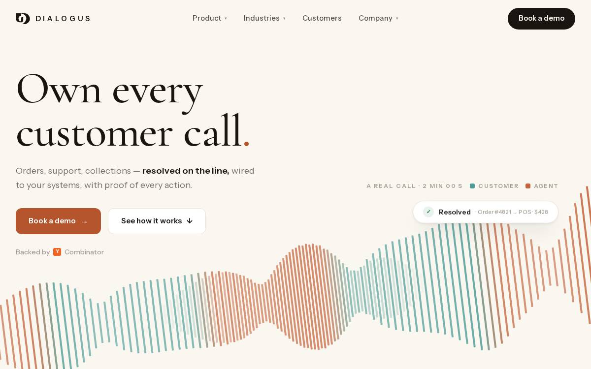 Dialogus website preview