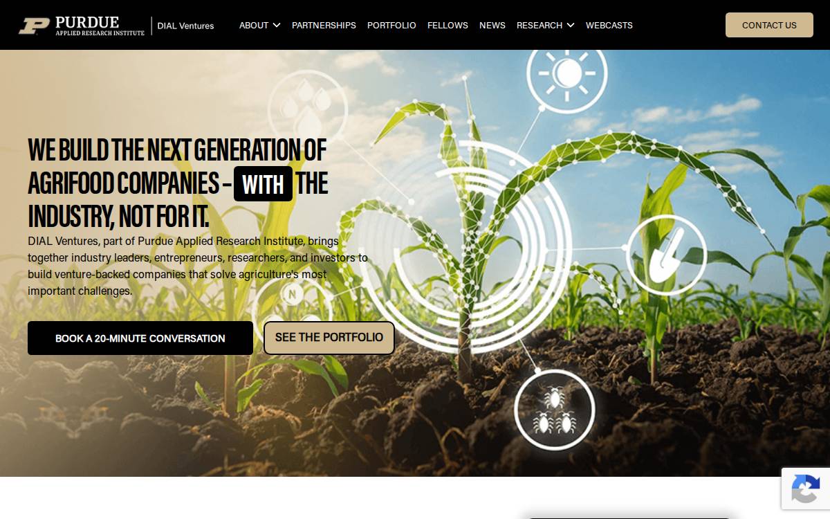 Dialventures website preview