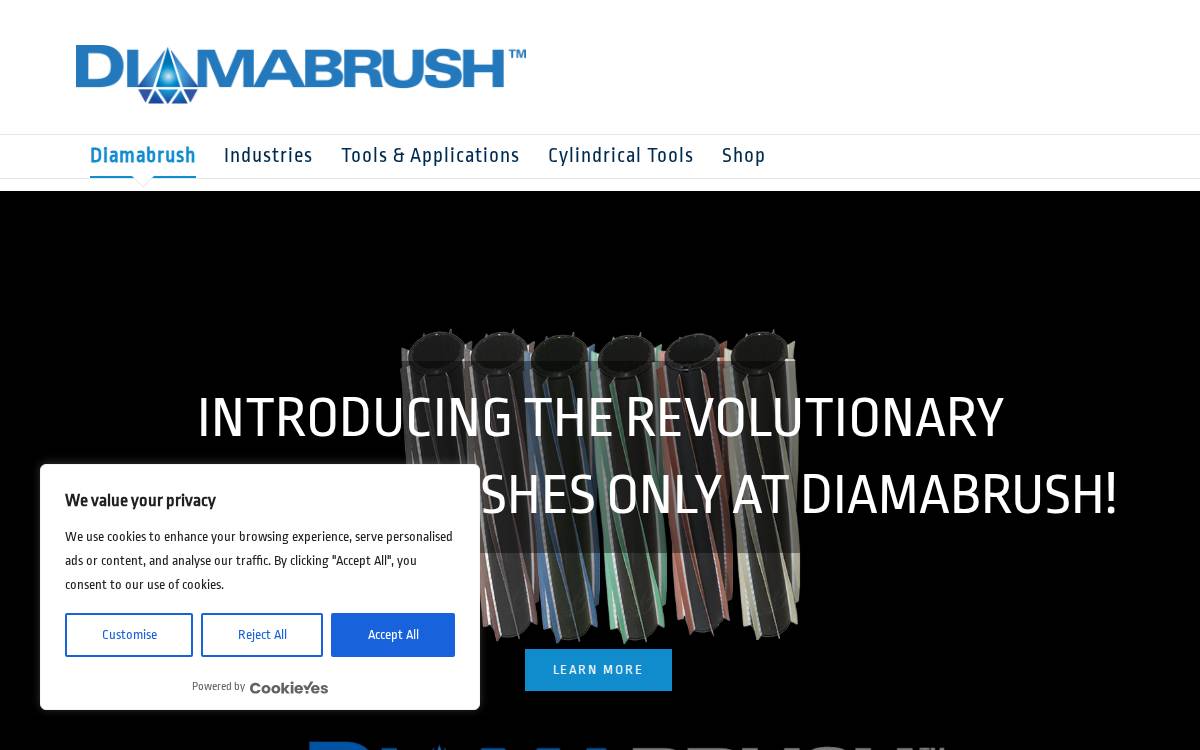 Diamabrush website preview