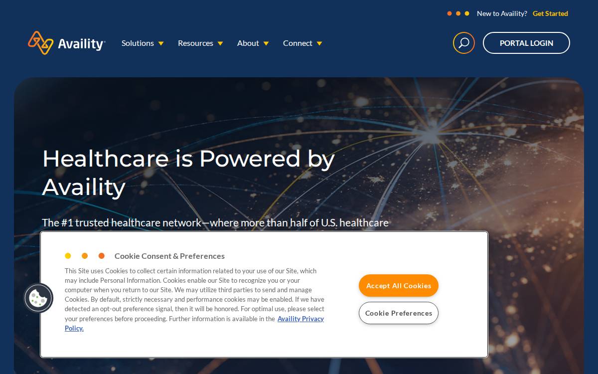 Diameter Health website preview