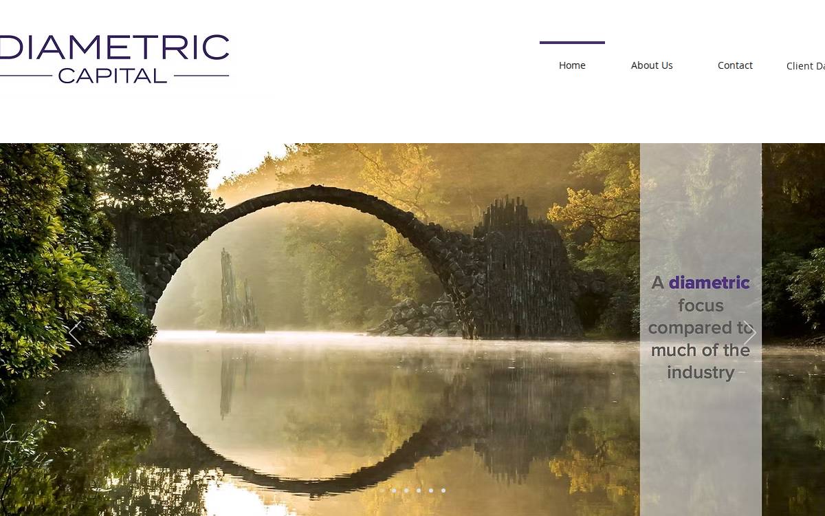 Diametric Capital website preview