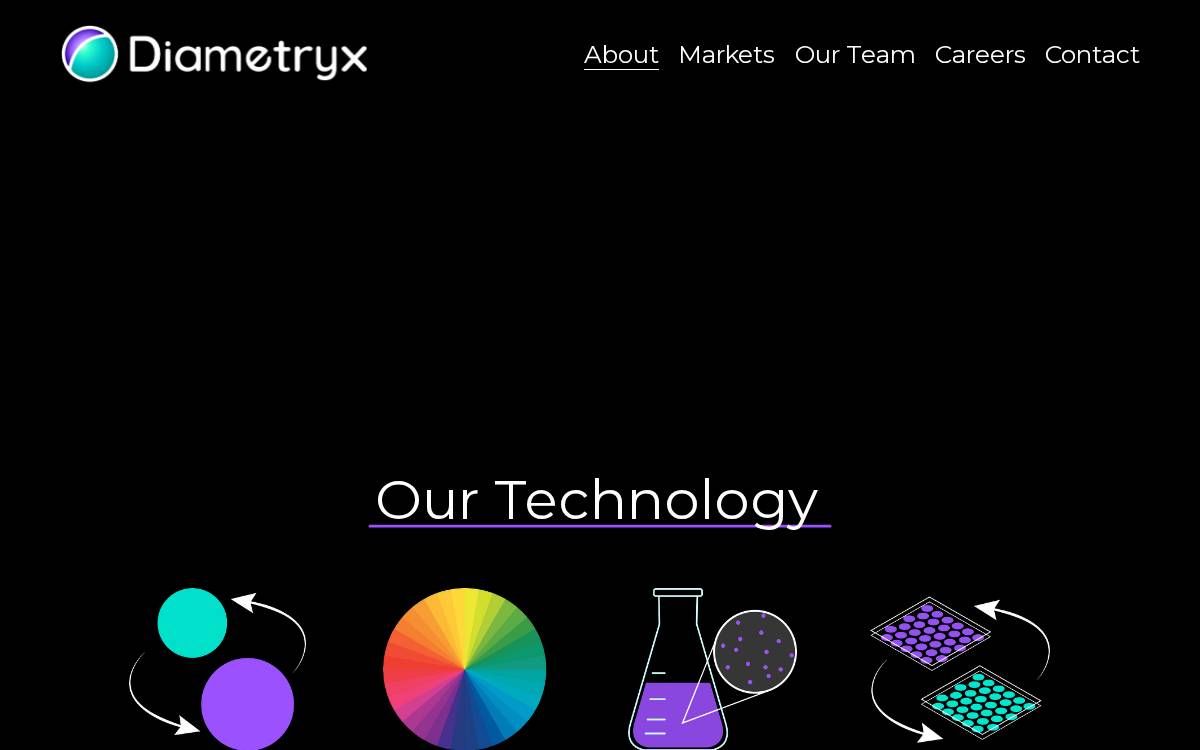 Diametryx website preview
