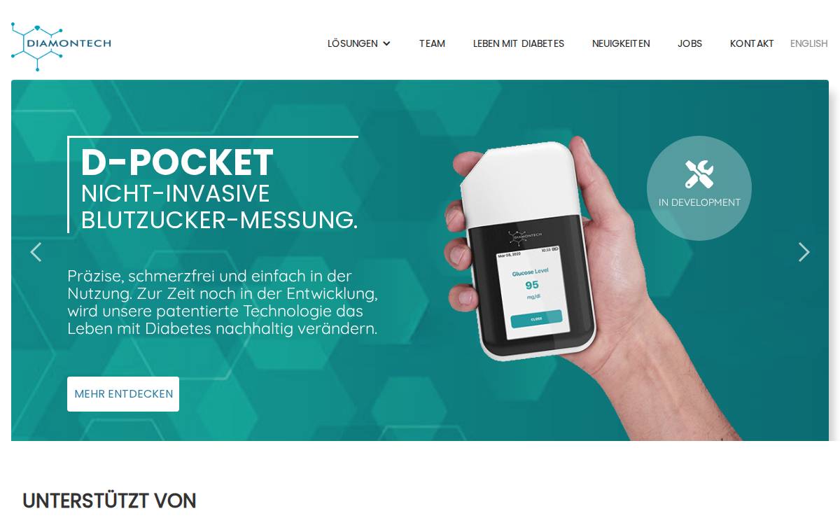 DiamonTech website preview