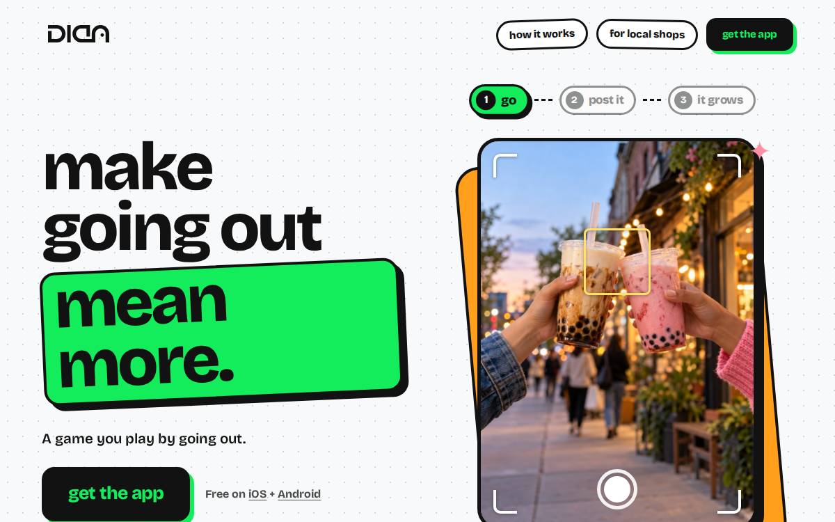 Dian website preview