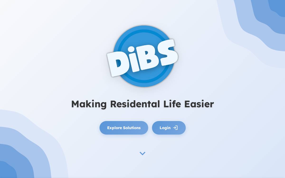 DiBS website preview