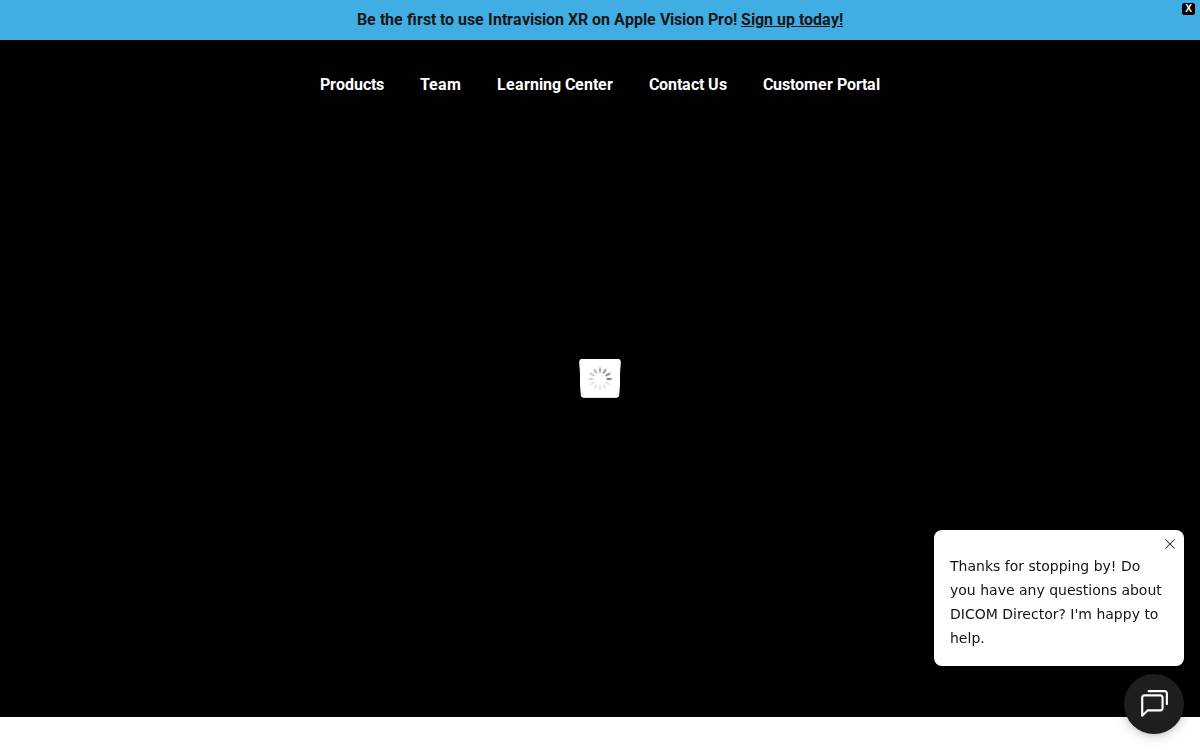 Dicom Director website preview