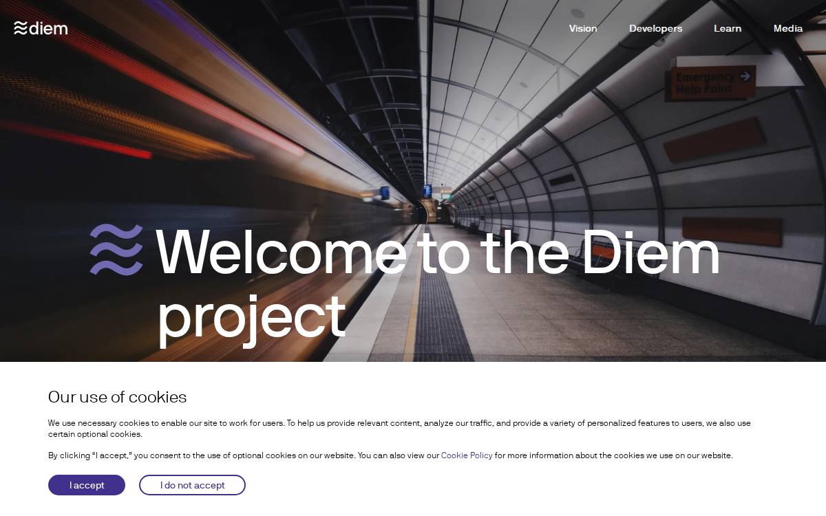 Diem website preview