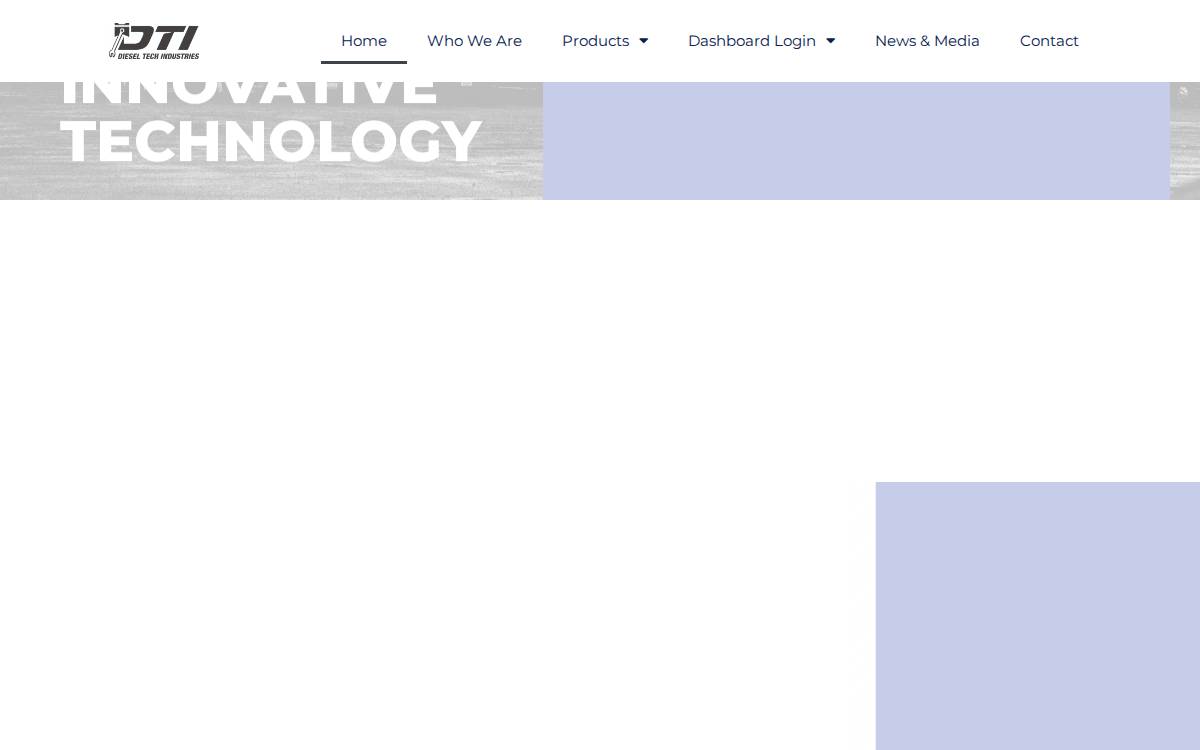 Diesel Tech Industries website preview