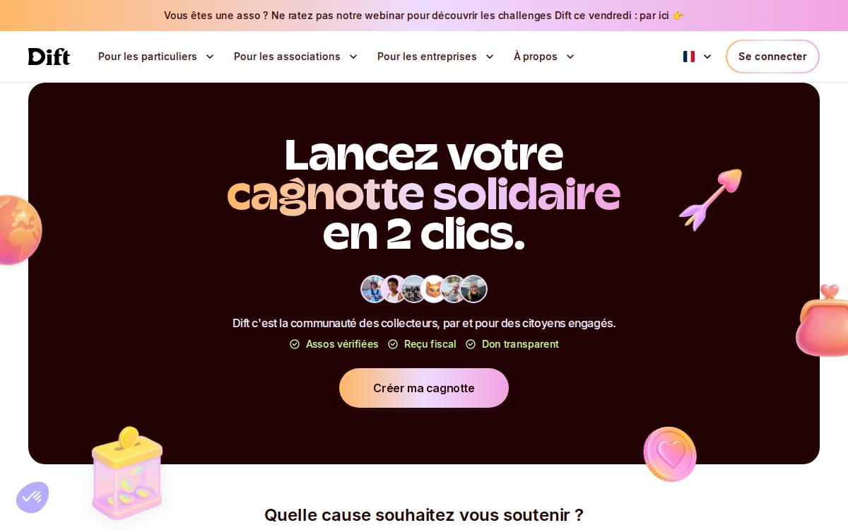 Dift website preview