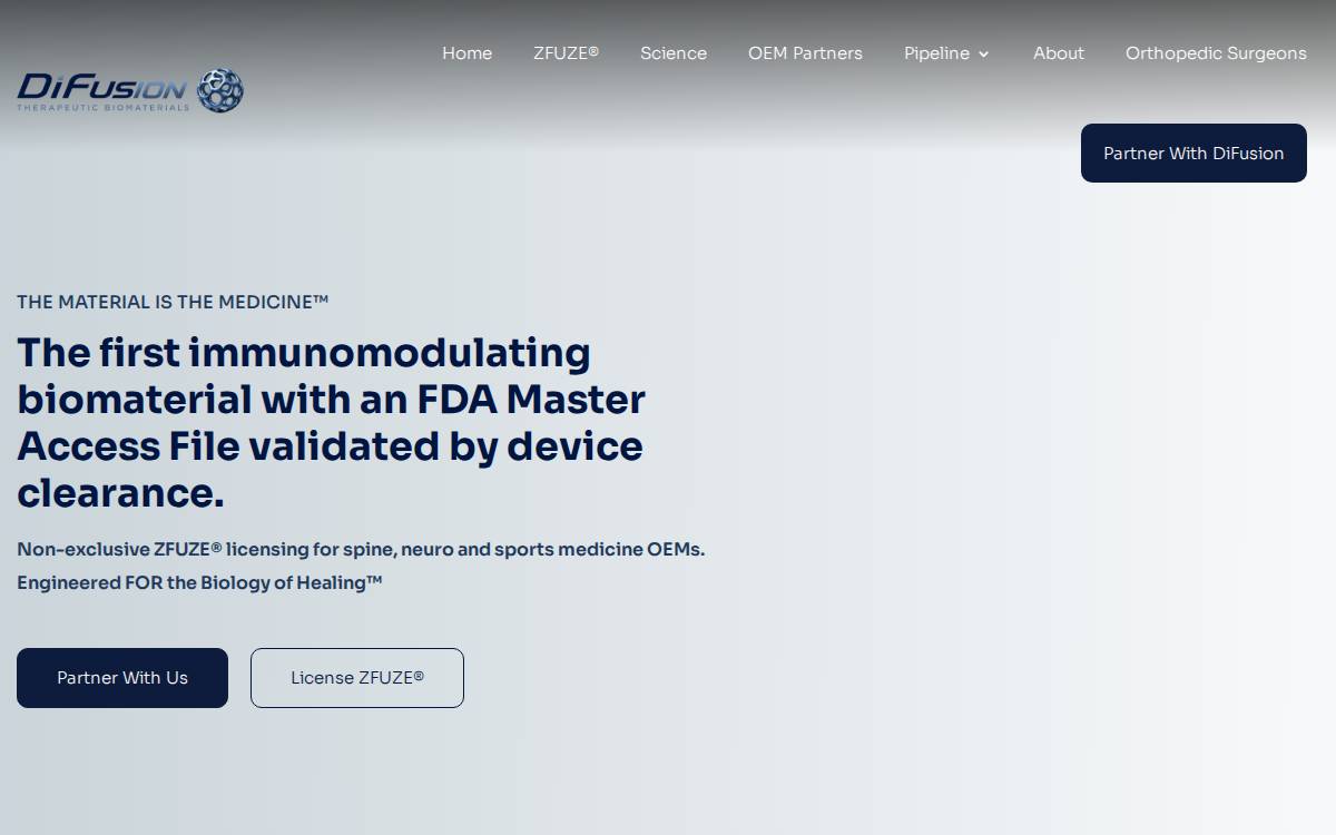 Difusion website preview